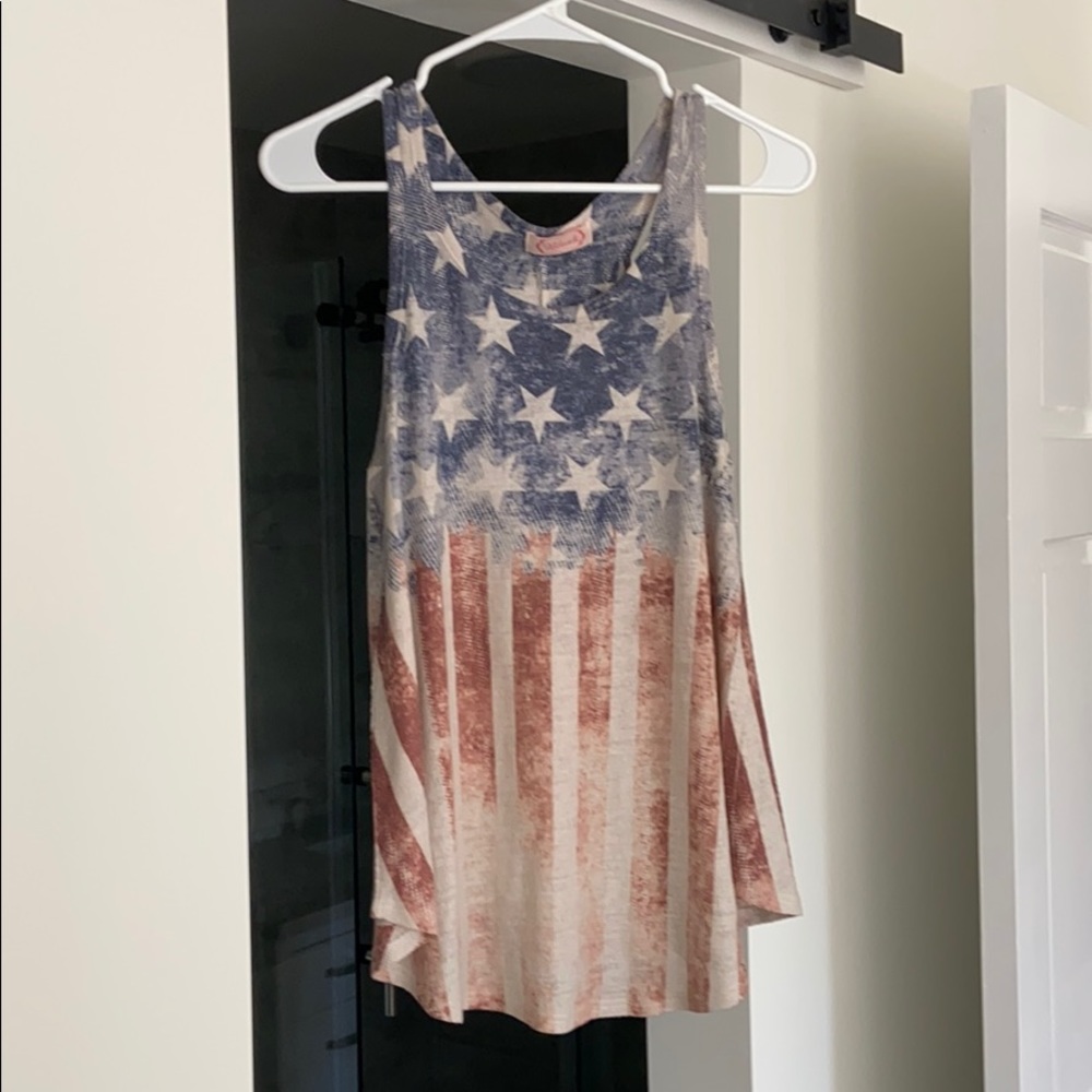 American Flag tank top